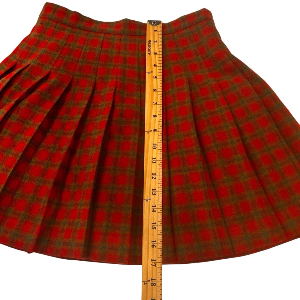 Abercrombie & Fitch vintage Y2k Plaid Schoolgirl Academia Mini Skirt NEW sz M/6 - Picture 6 of 14
